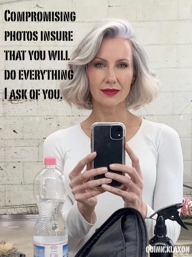 Blackmail, eh?