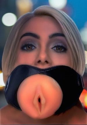 I just got my Cunt Mouth Mask via MO. If you think you want to fuck my mouth, send a pic of your cock, and I’ll let you know if you can cum