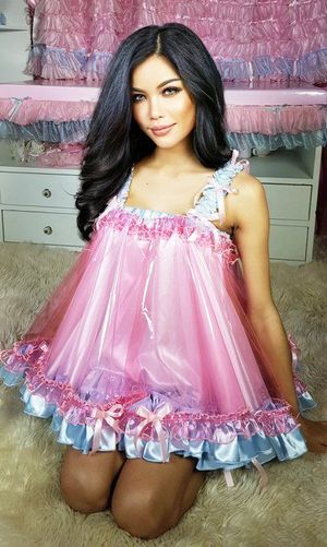 I love how delicate and femme wearing pretty lingerie makes me feel. And how hard it makes me.