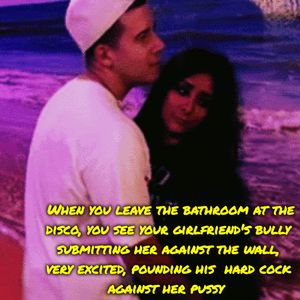 The entire public encourages him to give her harder