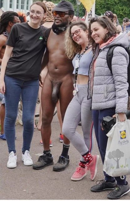 A harem of white teenage and women for the black man. Their white asses and pussies are his for sex.