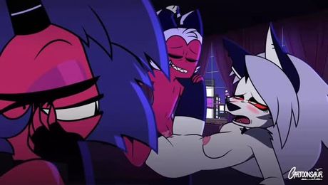 Loona's Throat in Use