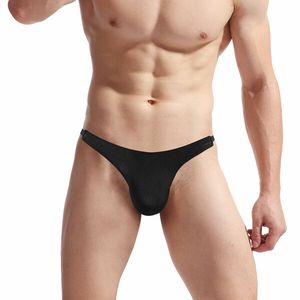 Sexy Sheer Pure Color Lingerie T-back Seamless Briefs Trunks Underwear