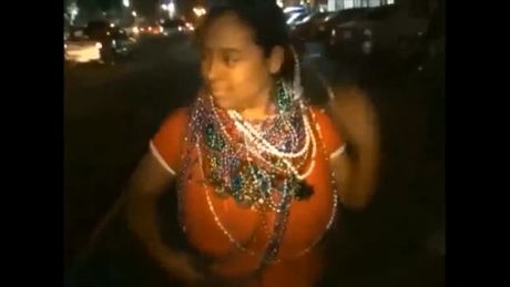 mardi gras busty grope and titsuck