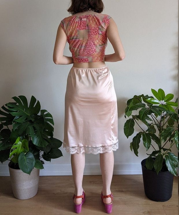 Silk Slip, Lacy Lady!