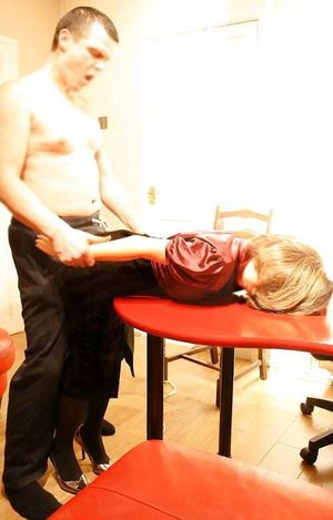 Debra gives table service