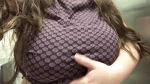 Mom reveals her tits for you