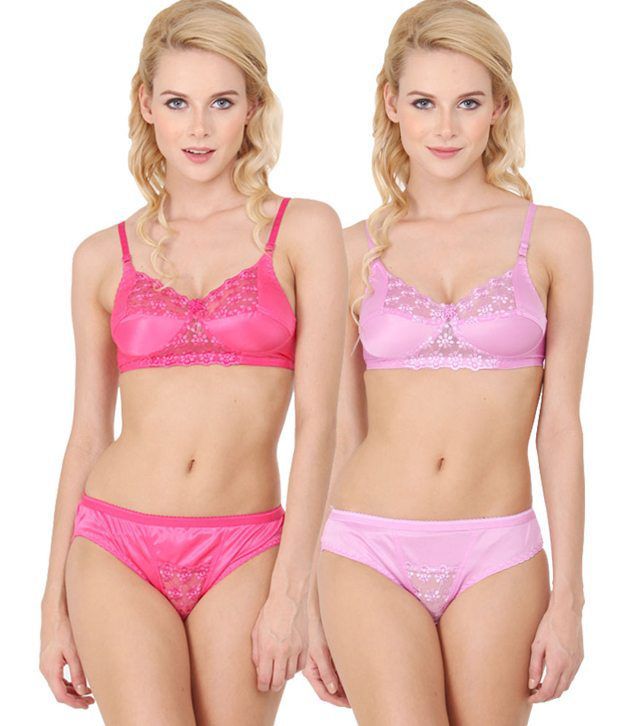 I just love wearing pretty bras and panties. Pretty pink. It makes me feel so pretty and so feminine.