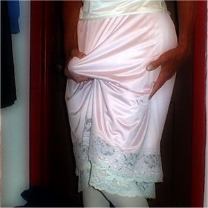 Silky Soft Slips, Hard Cock!