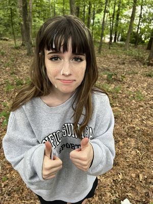 facialized in the forest