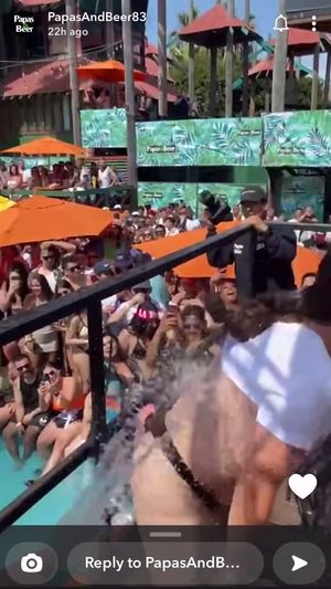 Party Gals Getting Wild And Flashing