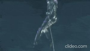 Jessica Sherawat In Hot Wet Suit - Resident Evil Revelations Video Game Gif!