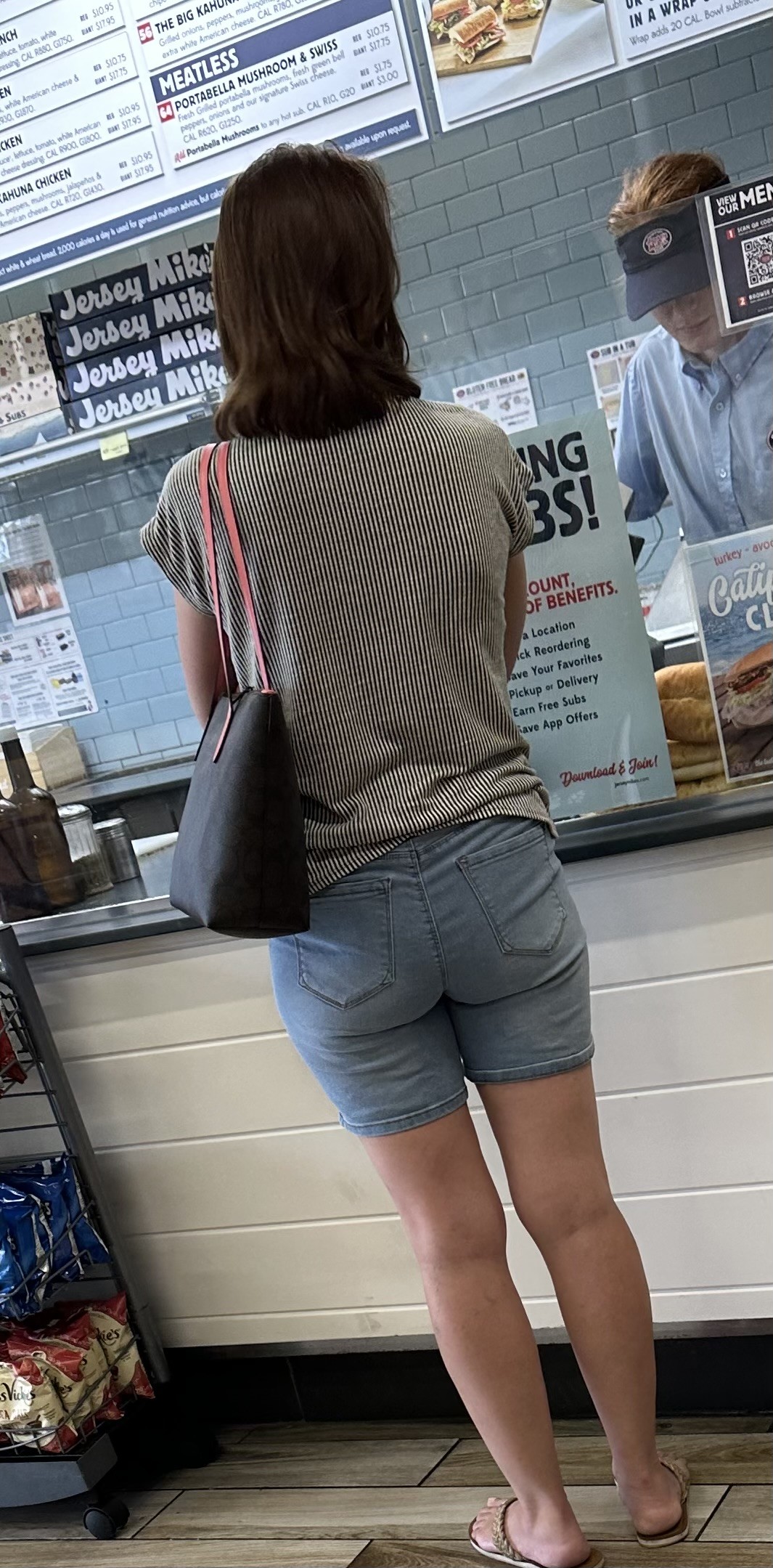 Fine asses out and about