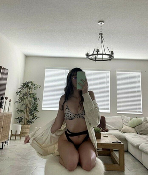 Catalina is on her knees for you