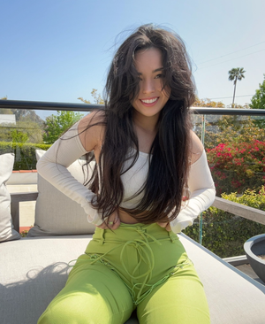 Valkyrae (Streamer) - Wearing Lime Trousers