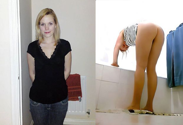 Carrie, UK, bent over ass out