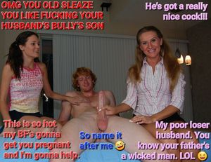 My wife is starting to enjoy my bully's son and his girlfriend, who really wants to see her get pregnant.