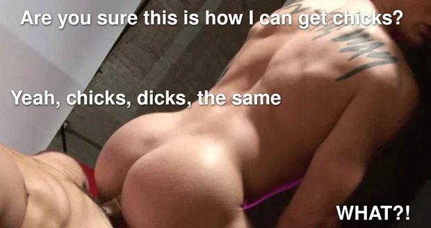 Hey, at least he's getting sex... Maybe not like he thought, but he's getting it. He has such a good friend