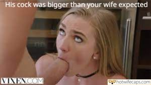 Watching my gorgeous wife enjoying a thick cock