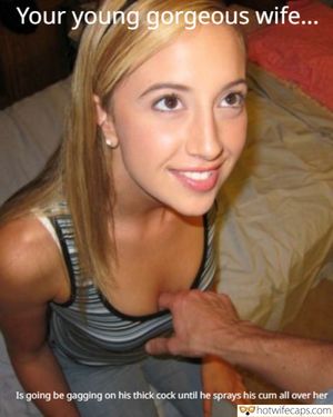 He is getting her horny....soon her pretty face will stuffed with cock