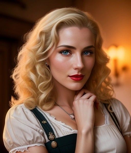 Seductive blonde
