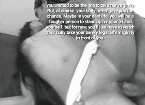 Your tiny girlfriend deflowered by your pig Bully