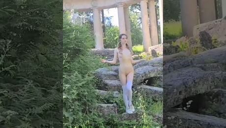 Adult work of pretty model