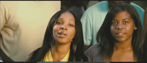 I want to have your baby - Kevin's hot Ebony neighbour wants him badly gif!