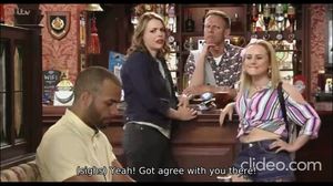 Corrie's Tracy Barlow agrees with Gemma on Gary's fit Ebony friend subtitles!
