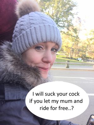 Carrie always knows how to get a free ride..