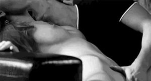 Rubbing her soft spot