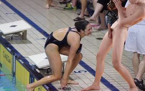 He lets an older woman know about his crush on her