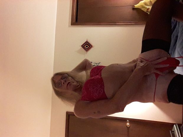 Sexy crossdresser with a beautiful shecock