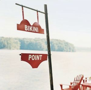 Bikini Point Sign.