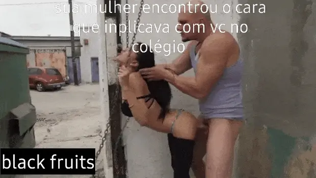 Ele disse para ela que queria te zoar uma última vez, ela topou e gostou de ser macetada por ele