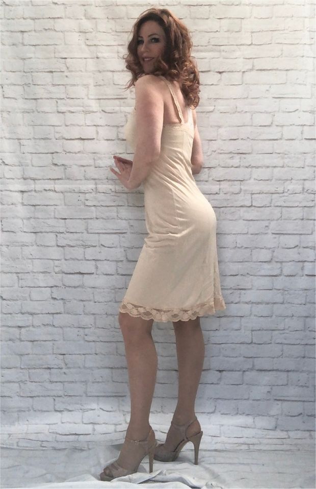 Beautiful Lady, Gorgeous Slip!