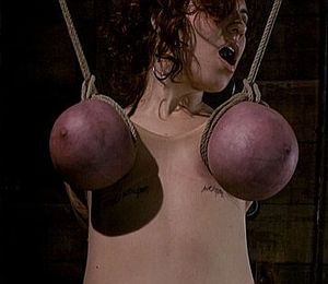 HARD BREAST BONDAGE FOR HEAVY MILF MAMMARIES