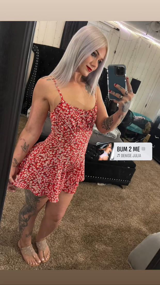 Blonde sundress