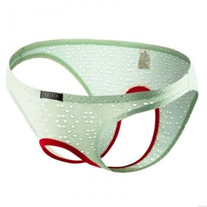 Sexy Hueco Agujero Calzoncillos sin entrepierna Sissy Lencería para hombres Estirar Ropa interior homosexual Bragas Calzoncillos