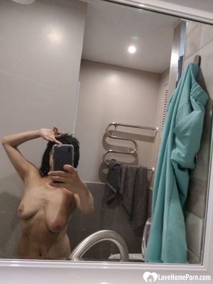 Having some fun in the hotel room