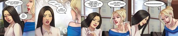 ONE ALREADY DOES, THE OTHER WANTS TOO, NEITHER OF THEIR HUSBANDS KNOW.