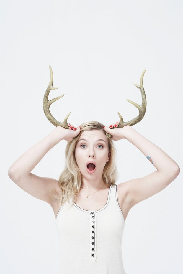 Sexy bitch ScarJo is horny and ready for dick