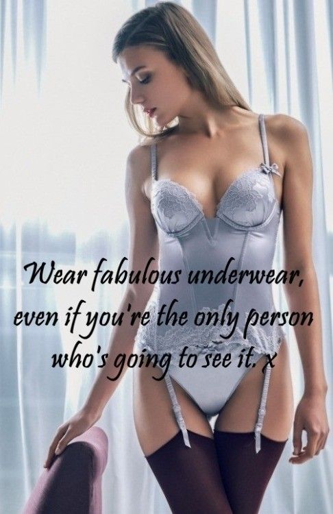 I wear fabulous underwear!