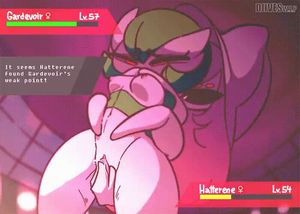 Diives Hatterene playing with Gardevoir