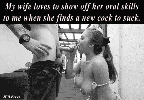 My wife says she loves the taste of cum more than she loves me.