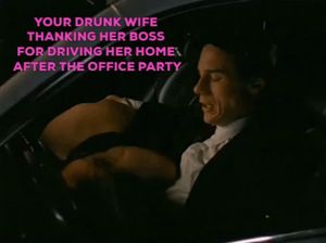 My wife didn’t know I could see her cheating. She swallowed too.