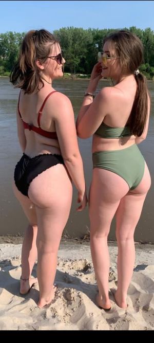 Teen Sisters show off their assets