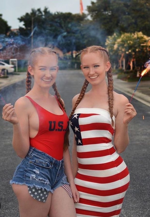 Twin redheads.