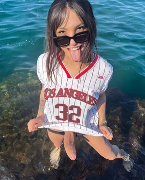 it seems a bath makes her horny