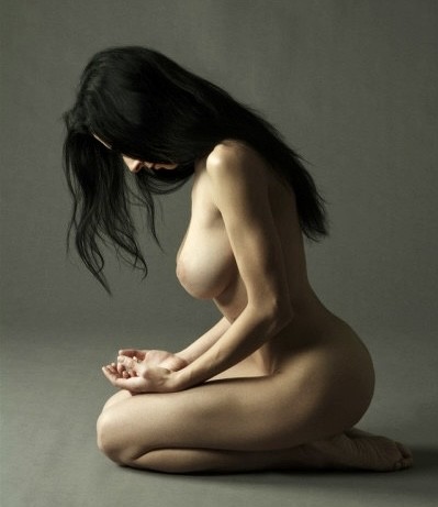 Submissive pose